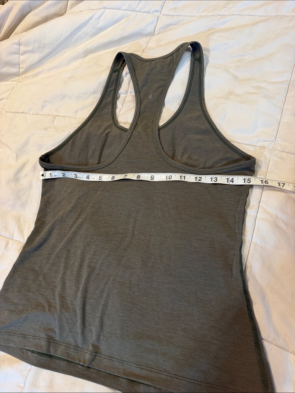 NOBULL Olive Racerback Training Tank - Picture 6 of 7
